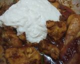 A picture of step 3 of Kashmiri chicken biryani.