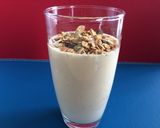 A picture of step 2 of Banana, Peach, Apricot Smoothie With Muesli.