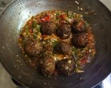 A picture of step 5 of Manchurian fried rice.