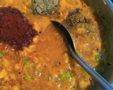 A picture of step 4 of Raw turmeric sabji.
