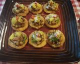 A picture of step 3 of Papri chat.