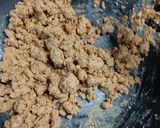 A picture of step 1 of Besan laddo.
