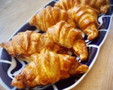 Foto del paso 4 de la receta: Croissant de hojaldre relleno de cabello de ángel (en airfryer)