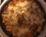 A picture of step 5 of Paccheri al ragú napoletano (Pasta with a ragú sauce from Naples).