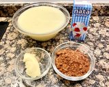 Foto del paso 1 de la receta: Pastel de zanahoria, con brigadeiro de chocolate