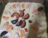 Une image de l'étape 6 de Tarte à deux flan vanille et orange aux fruits de saison.