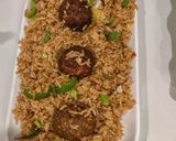 मंचूरियन वेज फ्राइड राइस (Manchurian veg fried rice recipe in Hindi) रेसिपी चरण 7 फोटो