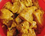 A picture of step 3 of Chicken Tikka Marination 🍢🍢.