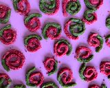 A picture of step 6 of Baked Spinach & Beetroot Jowar Chaklis.
