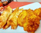 Foto langkah ke 6 dari resep Perkedel Jagung Bungkus Pangsit.