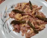 Foto del paso 5 de la receta: Revuelto de panceta, huevo y espárragos