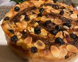 A picture of step 2 of Vietnamese Baked Banana Bread Pudding (Bánh chuối nướng).