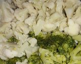 Foto del paso 1 de la receta: Tortilla de brócoli y coliflor