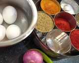 A picture of step 4 of Masala Boil eggs.