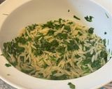 A picture of step 3 of Greek Salad with Orzo.