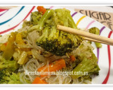 Foto del paso 5 de la receta: Fideos chinos con brócoli