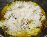 A picture of step 11 of Chicken Biryani.