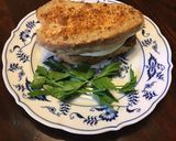 A picture of step 5 of California Farm Croque Madame & Monsieur.