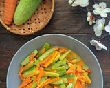Foto langkah ke 5 dari resep Acar wortel timun bumbu kuning.
