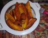 A picture of step 3 of Fried Plantain with Mushroom.
