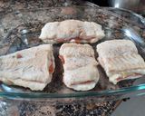 Foto del paso 4 de la receta Merluza rellena en salsa de berberechos