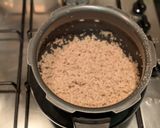 A picture of step 1 of Little millet lemon rice.