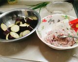 Hình bước làm 2 của món Cà tím lồng đèn