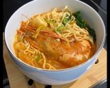 Foto langkah ke 4 dari resep Ramen Udang Pedas.