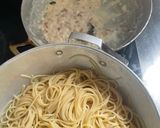 Foto del paso 6 de la receta: Pasta con salsa bechamel y pollo empanizado 🍗🍝
