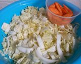 Foto langkah ke 1 dari resep Tumis Sawi Putih dan Wortel.