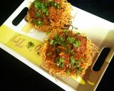 A picture of step 20 of Maggi Manchurian basket.