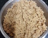 A picture of step 3 of Churma Ladoos (Prasadam for Ganeshji).