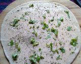 A picture of step 2 of Laccha(layered) Roti#wheatflour.