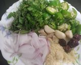 A picture of step 1 of Kachi imli ki chutny.