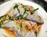 Hình bước làm 2 của món Cá chẽm hấp gừng