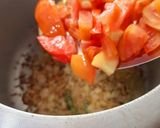A picture of step 4 of Dal Lauki.