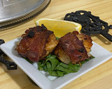 A picture of step 4 of Bacon Wrapped Scallops.