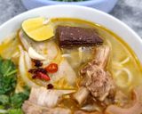 Hình bước làm 4 của món Bún Sườn Bò Tơ