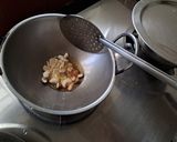 A picture of step 7 of Red Chivda kheer.