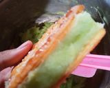 Foto langkah ke 2 dari resep Gabin Isi Vla Susu Pandan Kukus Simple.