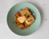 Foto del paso 9 de la receta: Salmón al horno a la naranja con verduras