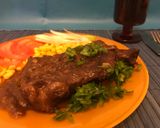 Foto del paso 14 de la receta: Bifes de chorizo con salsa Malbec en olla de hierro