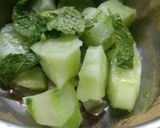A picture of step 2 of Mint cucumber juice.