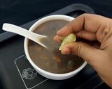 A picture of step 6 of Ragi Soup.