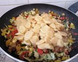 A picture of step 7 of Rice and Corn Flour Gnocchi with Vegetables.