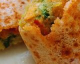 A picture of step 4 of Schezwan masala dosa rolls.