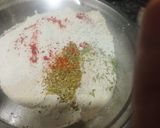 A picture of step 1 of Beetroot poori.