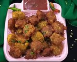 A picture of step 6 of Moong Dal Ke Pakoray/ Fritters.