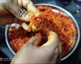 A picture of step 4 of Instant Gunda Pickle / Lasoda Pickle.