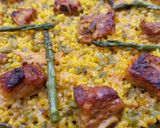 Foto del paso 12 de la receta Arroz de ibéricos y espárragos